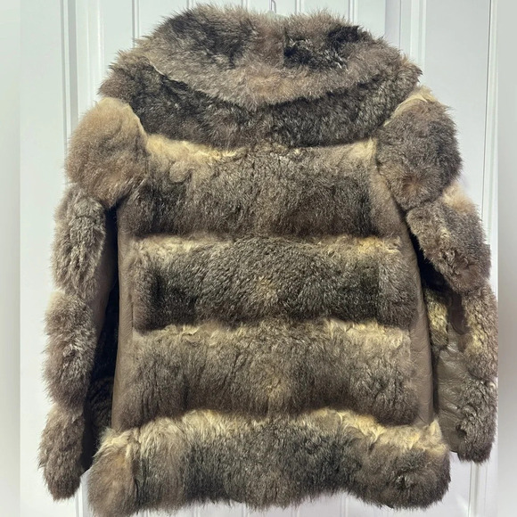 Vintage Rabbit Fur Coat - Picture 5 of 9